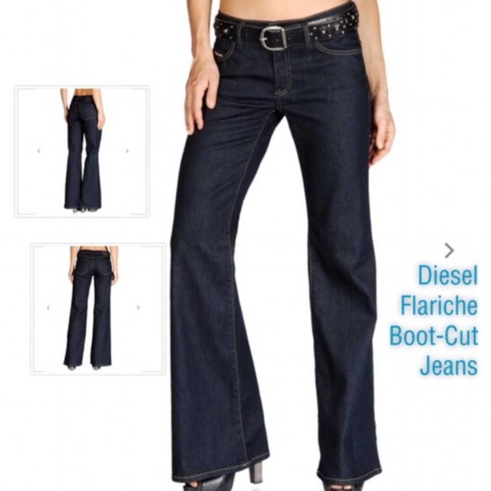 Diesel Flariche Boot-cut Jeans New 29x34